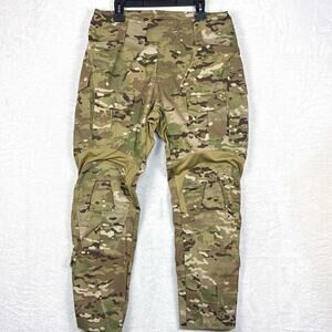IDOGEAR G3 Tactical Combat Pants w/Knee Pad Holders Men 34 Camo Operator Ripstop